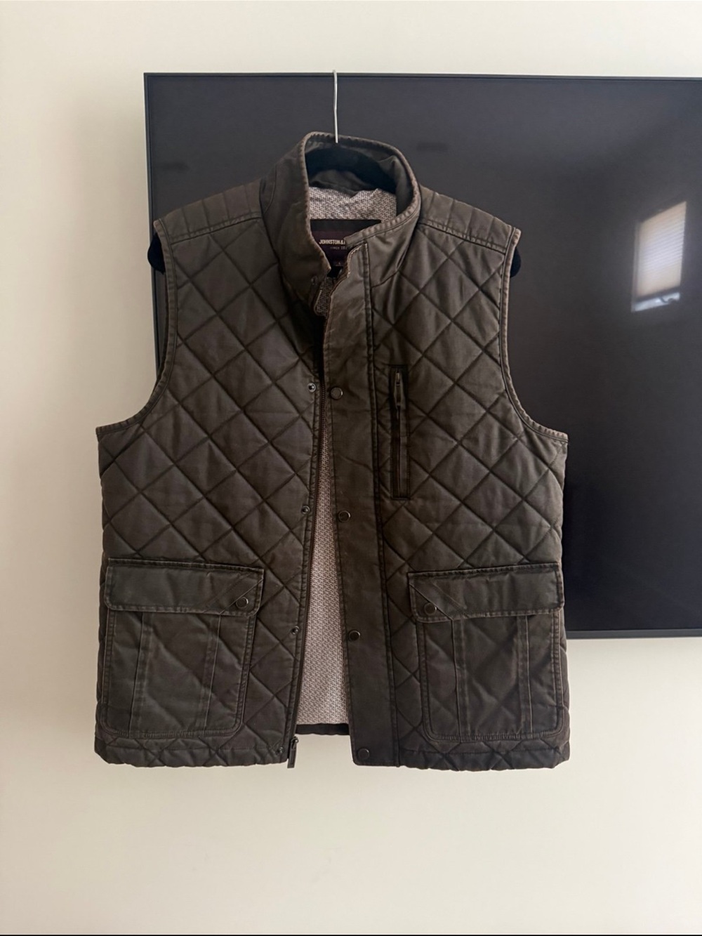 Johnston & Murphy sz Large brown vest